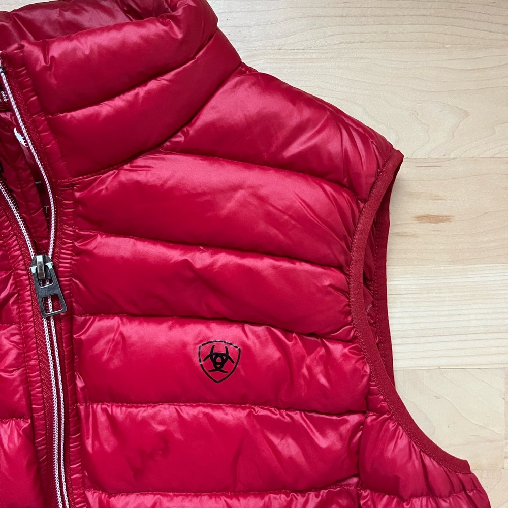 Ariat Red Quilted Women's Vest